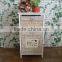 modern practical tall white wooden cabinet with 2 drawer