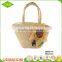 2017 new fashion hand craft women summer shoulder tote shopping sea beach straw bag