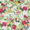 wholesale red rose Floral printed 100% cotton fabric for sewing,soft baby cotton fabric for bedding