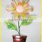 Metal Flower Statue Solar Garden Light Solar Home Light Solar Wall Light Solar Light Ball