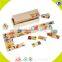 Wholesale intelligent wooden domino bricks toy interesting toddler wooden domino bricks toy bring fun W15A011A