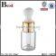 2017 hot new products cosmetic fragrance perfume glass bottle 15ml 20ml 30ml screw gold big dropper glass perfume bottle china