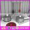 2017 New design pretend play white wooden toy kitchens for toddlers W10C267