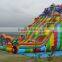 customized PVC inflatable dry silde , high safety grade commercial tall slide