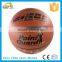 professional standard 8 panel brown match pu basketball for men