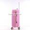 cheap pink abs luggage sets
