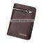 2015 new designs men's wallet with zipper
