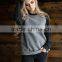 Jersey Baseball Classic Unisex Eco fleece Ribbed Neckline Raglan Sleeve Baseball Sweater Mens Crewneck Sweatshirt