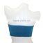 Blue Bling bling Bandeau bra Wrapped Chest tube top dance wear