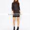 Factory Price High Neck Jumper Dress Women Sweater Knitwear With Long Sleeves