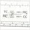 kearing brand Rotating Flight Navigation Plotter for pilot training # KCNP-1