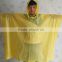 Yellow PEVA Poncho for Adult