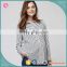 Maternity women clothing Diagonal Stripe Panel custom led cheap shirt
