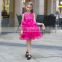 hot sale Net fabric ball grown dress for baby girl summer dress for girl ruffle skirt sleeveless