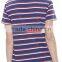 2017 Women Short Sleeve Fashion Cotton Rieder T-shirt Navy Stripe OEM Service