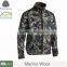 Merino wool camo snow outdoor hunting camo winter jacket,waterproof jacket hunting camo