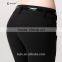 Black High Waist Butt Lift Slim Long Casual Pants Women With Belt
