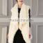 New Fashion Faux Fur Solid Color Sleeveless Vest Imitation Lambskin Lapel Artificial Fur Coat