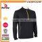 Wholesale Bulk Half Zipper Slim Fit Blank T-shirt for Sports Wearing