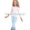 Fashion wholesale girls icing pants muticolored cotton icing ruffle pants