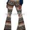 High Quality Retro Aztec Print Bell Bottom Flare Pants Leggings Women