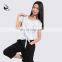 11511226 Girls Simple Short Sleeve Dance Tops