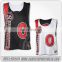 custom digital printing polyester fitness team lacrosse jersey