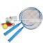 Colorful Flexible Children Badminton Racket With 3 Shuttlecocks