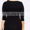 Plus Size Black Mini Bodycon Dress from Chinese Clothing Manufacturers OEM