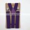 Yiwu Factory Wholesale Custom Elastic Colorful Skinny Suspender Belt