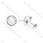 2017 heart jewelry stainless steel earring studs cz