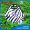 Customized fashion zebra-stripe camo neoprene children lunch bag