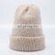 New arrival custom logo thick beanie hat