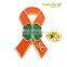 Custimized cheap pin badge soft enamel design for sale/custom metal scarf design lapel pin