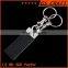 Cheap custom handmade leather keychain/heart shape leather keychain