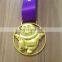 High quality gold 3D cut out medal with lanyard