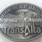 3D relief with the classic pattern of nature high quality Zinc cast belt buckle antique silver plating