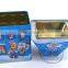 Christmas house shape metal food storage gift containers box