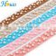 2.5cm width new arrival Fancy Tapes Ribbon With Pearls different colors lace trim fancy tapes ribbon