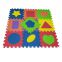 QT MAT Non-toxic Odorless 12in x 12in 10pcs/set Child EVA Shapes Floor Puzzle Play Mat