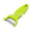 Kitchen Accessory Green Plastic Handle Sharp Blade Vegetable potato Peeler