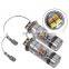 Pair 100W H3 3000K LED 20SMD Car Fog Lights Driving DRL Bulbs Lamps Amber Yellow
