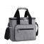 420D Nylon Outdoor Shoulder Portable Medium Size Dark Gray Thermal Reusable Cans Cooler Bag With Inside Liner