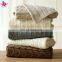 Hot Selling High Quality 100% Cotton/Acrylic Cable Knit Decorative One Layer Multifunction Throw Pillow Covers for Couch