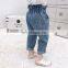 Autumn Winter Girl denim pants Kids Long pant Fashion bud waist All Season Baby Girl casual trousers