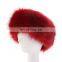 Cute fur head band Women winter warm headbands hats Faux Fur Girl headwear Valuable gift