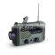 Solar Panel Powered Battery Mobile Charger Hand-Cranked Solar Radio Power Bank Lighter