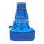 Giant Slip and Slide Tropical Inflatable Blue Wave Dual Water Slide With Pool