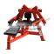 Body building gym strength machine rear deltiod
