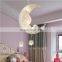 Star Moon Children's Room Lighting Creative Personality Chandelier Restaurant Bedroom Warm Lighting